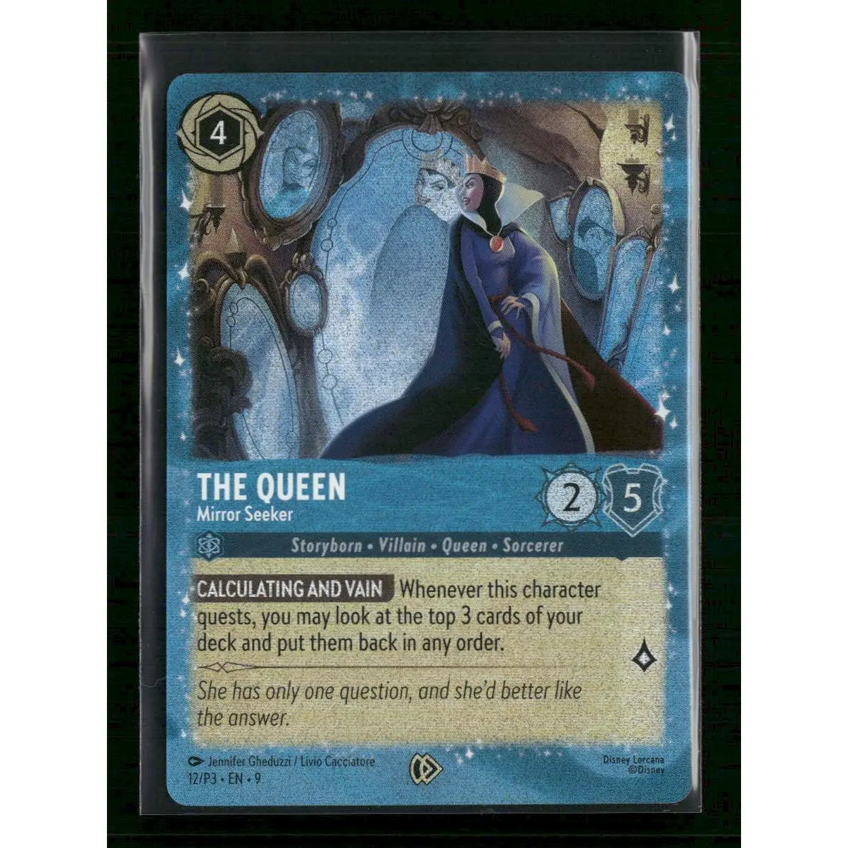Disney Lorcana Promo Cards The Queen - Mirror Seeker #12