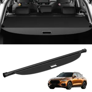 VEVOR Retractable Cargo Cover for Toyota, Upgraded Waterproof Trunk Cover Security Shield Shade for Toyota RAV4 2019-2025 5-Seater, UV Resistant Rear Trunk Cover, Aluminum Alloy PVC Leather Texture