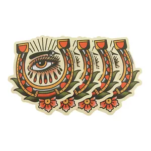 Crying Eye Horseshoe Sticker Pack (4 pack)