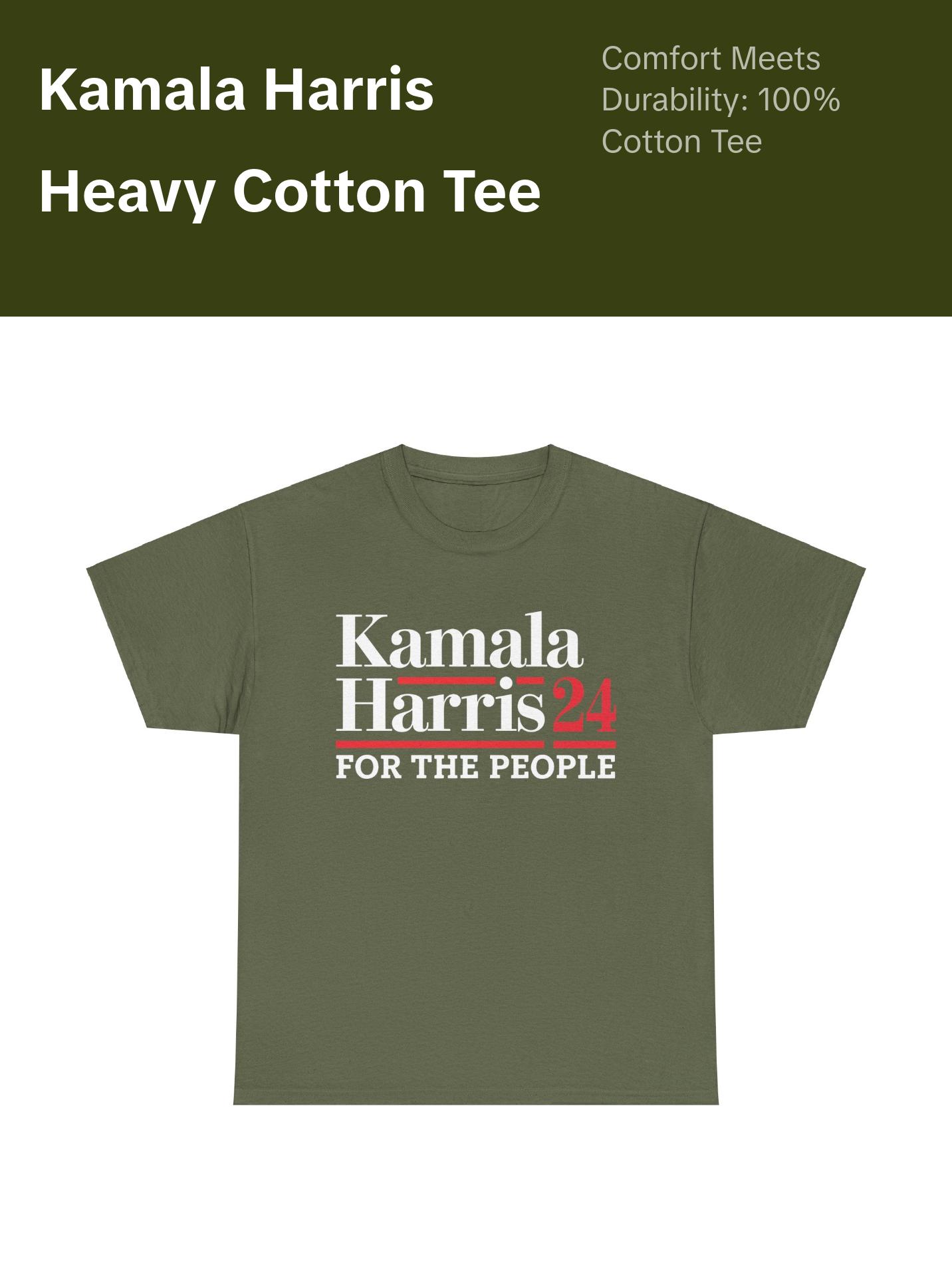 Kamala Harris 24' - Unisex Heavy Cotton Tee