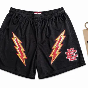 Eric Emanuel lightning bolt red size L & XL