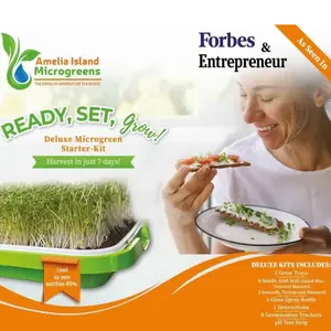Microgreen Kit (Deluxe),Grow your microgreens indoors, microgreens for sale, microgreen kit near me, Microgreen seed starters