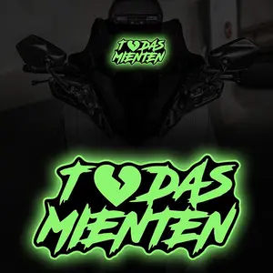 Motorcycle Luminous Sticker, Motorcycle Stickers, Glow in The Dark Car Sticker, Sticker For Cars, Car Exterior Decal, Car Decals for Car Bumper, Rear Windshield, Vehicle Window Body