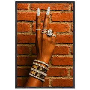 Our Lady of Peace- Wooden Framed Poster 60x90 cm / 24x36″ - Premium Wooden Framed Poster With Premium Matte Paper