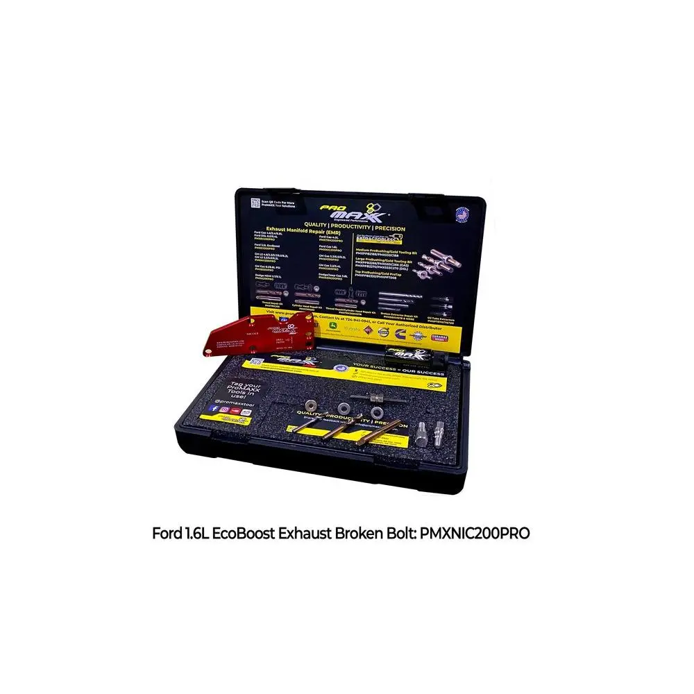 ProMAXX PMXNIC200PRO FORD 1.6L ECOBOOST EXHAUST MANIFOLD BROKEN BOLT REPAIR KIT - NICOLE
