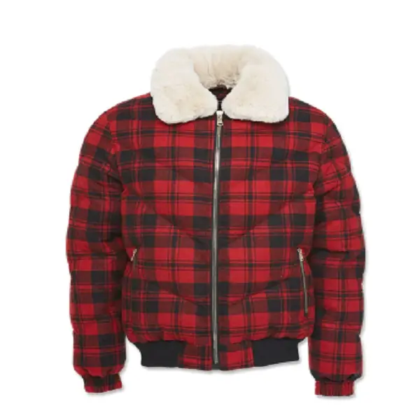 BIG MEN'S EVEREST WOOL BUBBLE JACKET (BUFFALO PLAID)