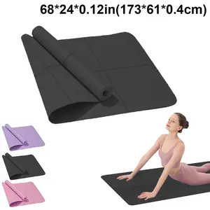 Yoga Mat — 4mm EVA Foam Yoga & Pilates Mat, Cushioned Gym Floor Workout