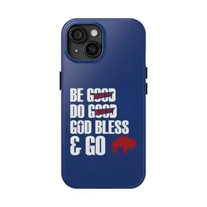 Be Good Do Good God Bless Josh Allen Themed Phone Case Premium Matte Texture, Protection, Shockproof,  Anti-Fingerprint For IPhone 17-12, Pro Max, Pro Plus, and Samsung S25-22 Protection Safety
