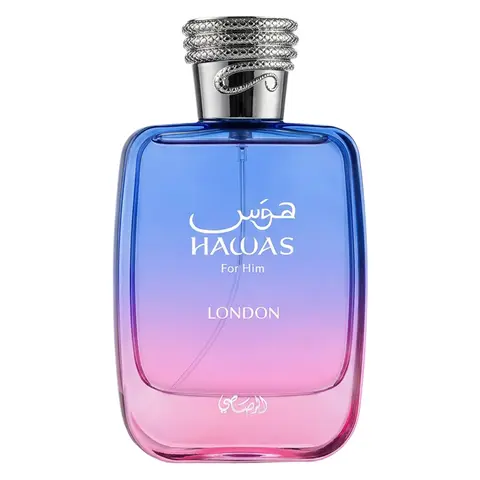 Rasasi Hawas London for Men Eau de Parfum Spray, 3.4 Ounce