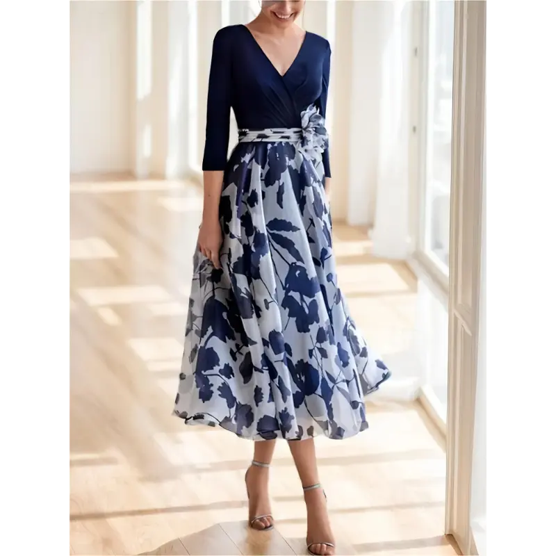 strapless white midi dress Miss Circle Women's Quadiya Smock Top Strapless Drop Waist Midi Dress main image 1