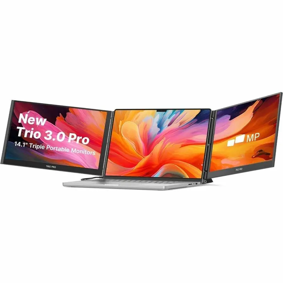 Mobile Pixels Trio 3.0 Pro Triple Portable Monitor 14.1" QHD 1400P 101-1004P06