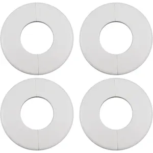 Self-Adhesive Tape Round Wall Split Flange Escutcheon Plate for 2 Inch Pipe
