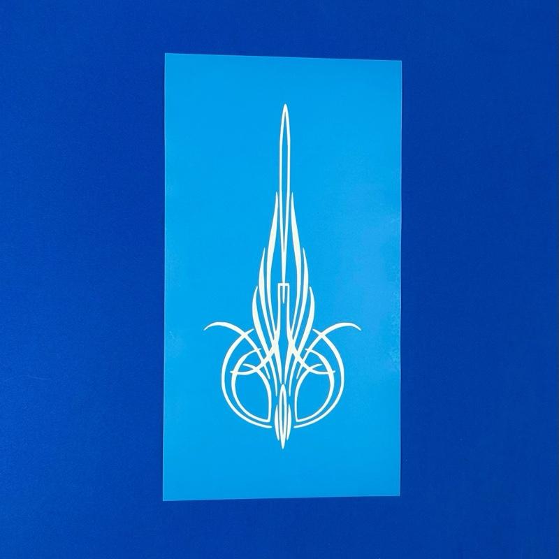 Jackal Accent Pinstripe Stencil J-4