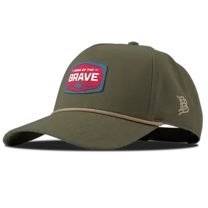 Home of the Brave Curved Canvas 5 Panel Rope