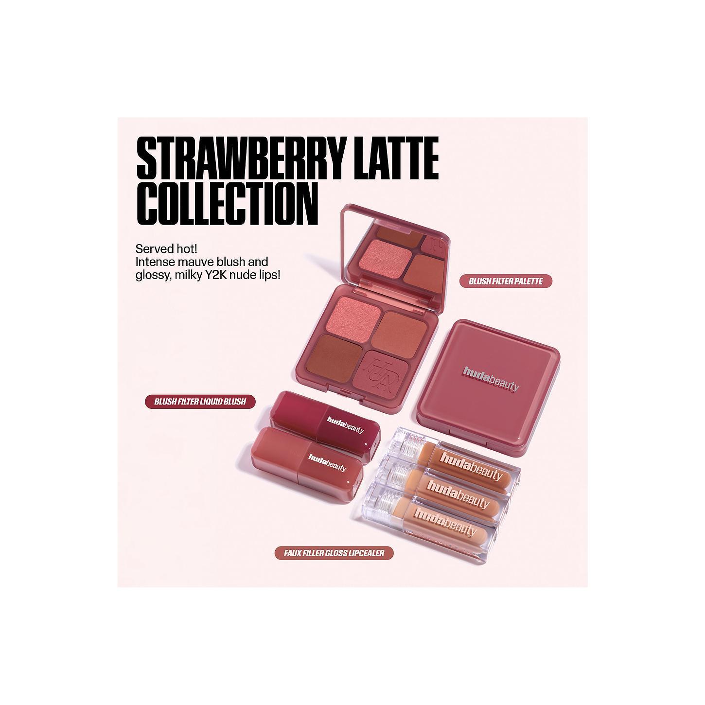 Huda Beauty Blush Filter Palette in Strawberry Latte