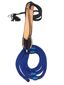Royal Blue & Black Poly-PRO 9/7 3/4 x 3/4" RH EPT Bull Ropes - Rodeo Bull Rider 16' with 60 Day Warranty Premium American Style Rope