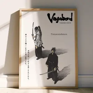 Vagabond Manga Poster - Musashi Miyamoto Anime Art Print