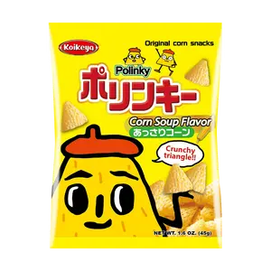 KOIKEYA Corn Potage Crispy Snack Sticks 45g - Japanese Savory Snack, Umami Flavor