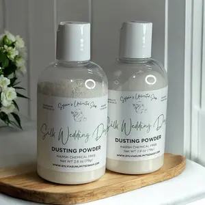 Silk Wedding Dress Dusting Powder