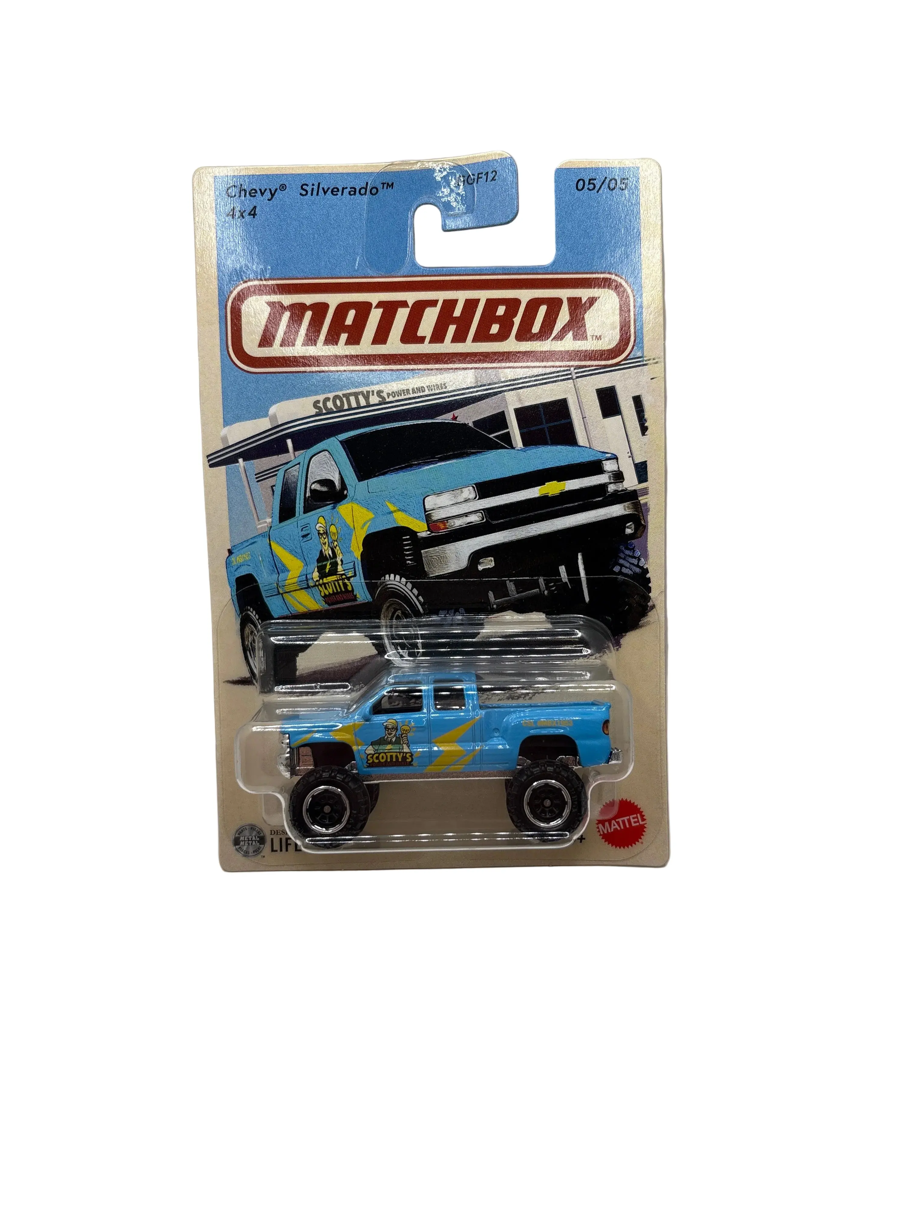 Matchbox Chevy Silverado 4x4 Diecast blue
