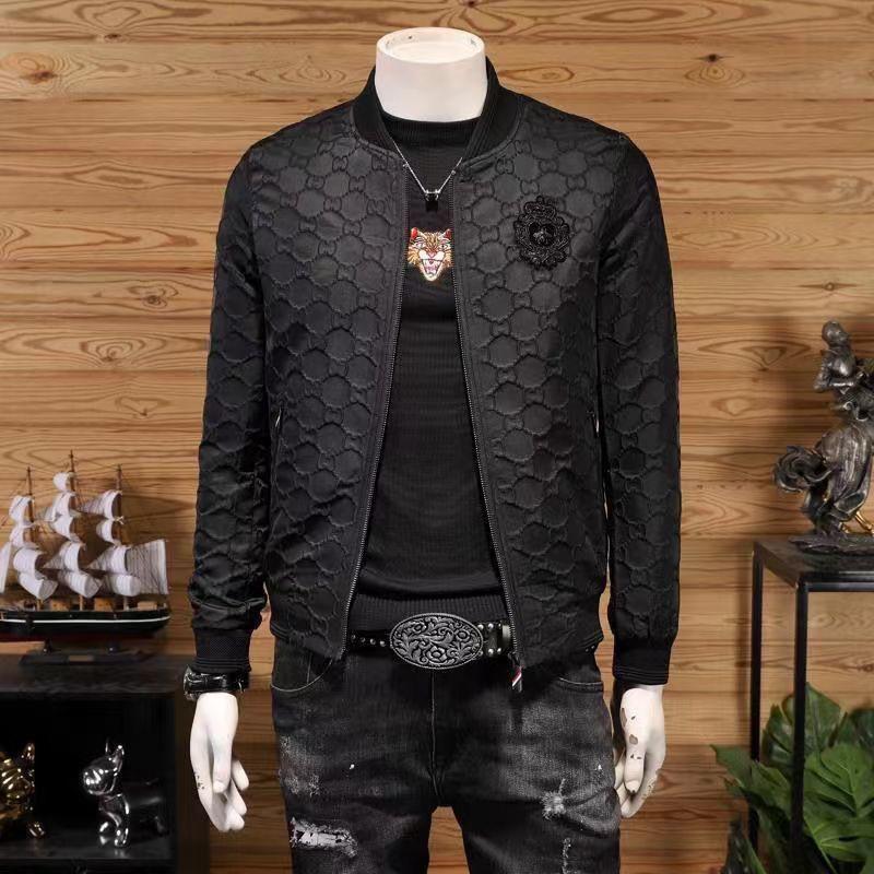 Oversized Men's Spring and Autumn Business Casual Jacket Thin Badge ...