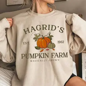 Hagrid's Pumpkin Patch Fall Sweatshirt, Pumpkin Patch Shirt, Fall Tee, HP Fan Gift, Halloween Tee, Fall Sweatshirt