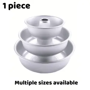 Aluminum Alloy Cake Molds, Hollow Cupcake Baking Tools, Multiple Sizes Available, Large Donut Mold, Kitchen Baking Supplies for Home Use