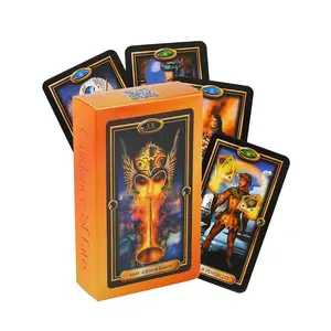 Gilded Tarot Cards Oracle Card for Guidance Divination Fate Tarot Deck