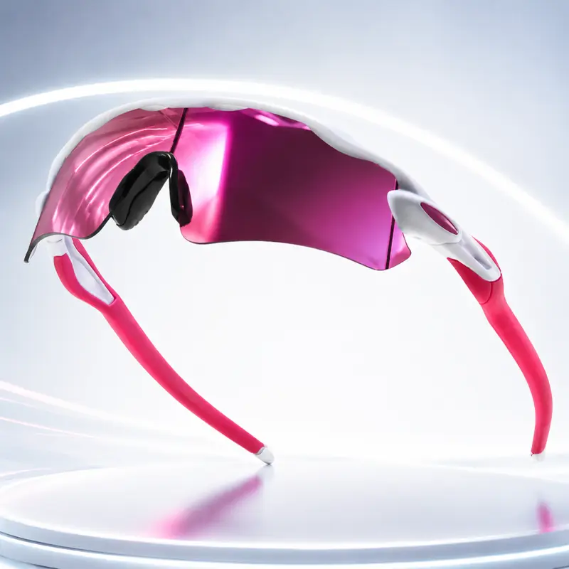 6 Color Unisex Polarized Cycling Eyewear , Anti-Wind & Sand, Colorful Mirrored Polycarbonate Lenses, Anti-Glare, Sporty Chic