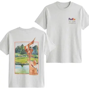 Golf Shirt, Vintage Trophy & Golf Course Watercolor Graphic on Soft Comfort Colors Cotton, Unisex Fit for Golfers, Perfect Gift for Dad or Golf Fan