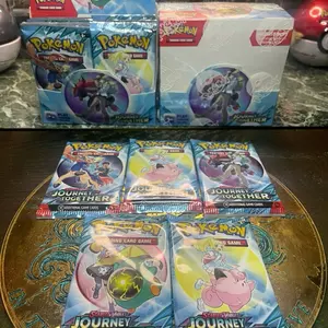 POKEMON: JOURNEY TOGETHER 5 BOOSTER PACK BUNDLE(5 FACTORY SEALED BOOSTER PACKS FROM FACTORY SEALED BOOSTER BOXES)