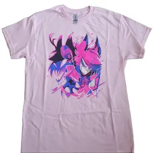 Hazbin Hotel Official Alastor Limited Pink Size S-3XL T-Shirt