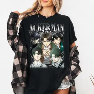 Limited Levi Ackerman Shirt Graphic Print Anime Lovers, Unisex Sweatshirt, Cotton Menswear Womenswear Anime Lover Tee, Manga anime Tee, Hoodie, Sweatshirt, gift for him, Gift For Her