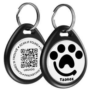 ABS Pet Tag, Easy-to-use Tag with QR Code, Real-time Scan Alerts, Update Record Pet Profile, No Subscription or Fees