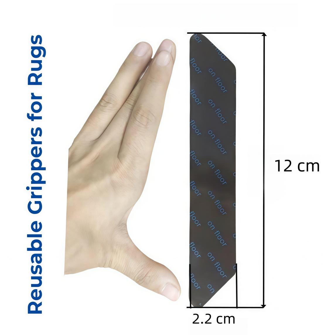 Non-slip Rug Pad Gripper, 12 Counts/setChristmas DecorReusable & Washable RugTape for Floors & Tiles, AreaRugPad Gripper, Floor Mat Gripper, HouseholdCarpetAccessories, Christmas GiftsChristmas Decorations, RoomEssentials,Floor Grippers subway tile