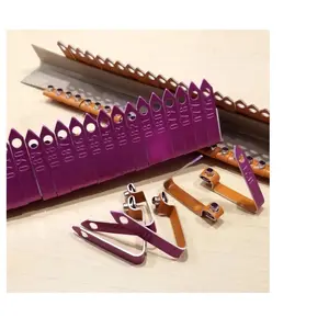 purple Zip Wing Bands 100pcs for Chicken Poultry Bird Identification ID Tags Efficient Management Numbered Bands