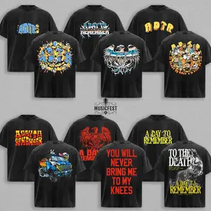 [COLLECTION] A Day To Remember ADTR Band T-Shirt Collection, Pop Punk Metalcore Graphic Tee, Warped Tour Easycore Aesthetic Shirt, Distressed Alternative Rock Merch, Gift for ADTR Fans, Unisex Merch for Men & Women