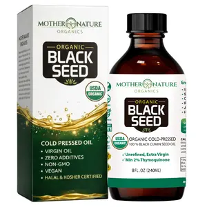 Black Seed Oil for Healthy Hair, Immune Support & Digestion | Mother Nature Organics