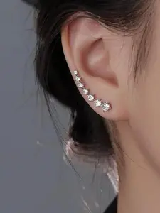 Needle Zircon Earrings, Niche Earrings, Autumn And Winter High-End Earrings