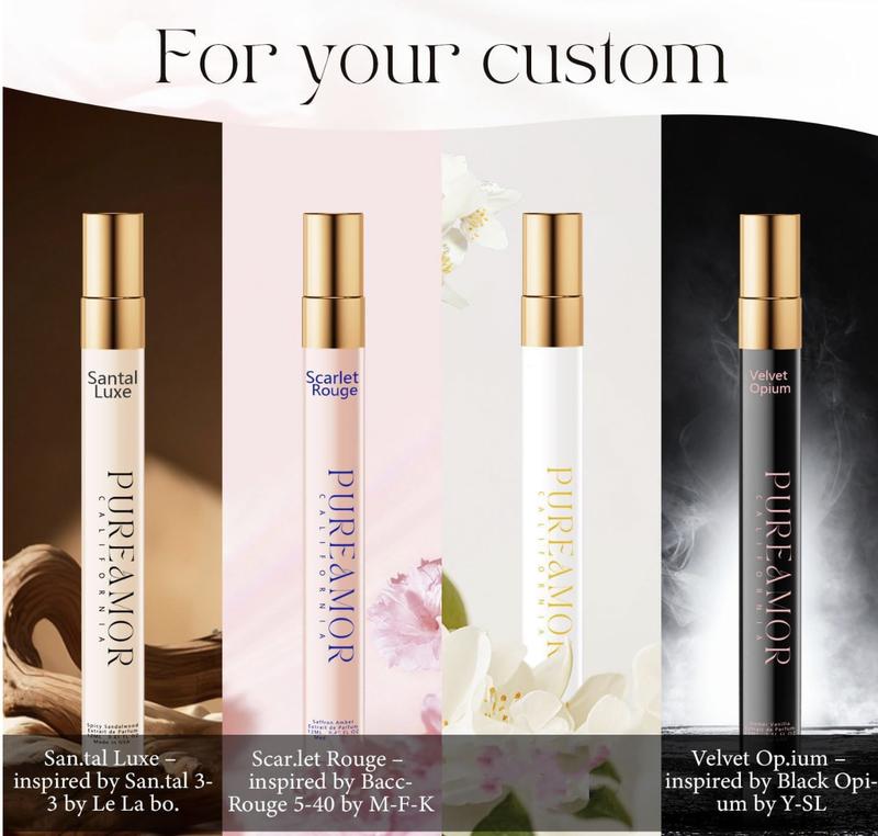 PUREAMOR Pheromones Perfumes for Women - Long Lasting Eau De Parfum Cologne, Enhanced Scents Pheromone Cologne, 0.41 fl. Travel Size Perfumes Spray