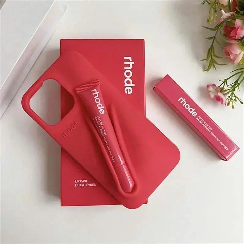 Rhode Silicone Phone Case with Included Lip Balm, Slim Protective Design for iPhone 11–17 Series