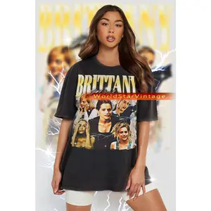 BRITTANY MURPHY Vintage 90s Shirt, Retro Bootleg Tee Stylish Graphic Cotton Unisex Full Colors, Full Sizes, For Men, For Women