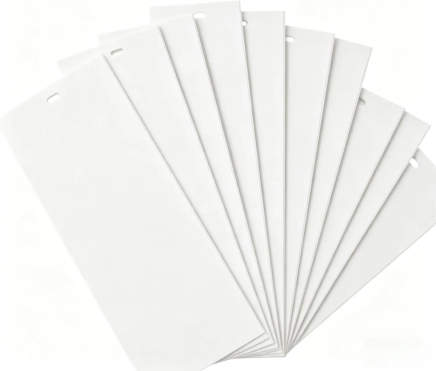 10 Pack 82.5" Vertical Blind Replacement Slats, 3.5" Width White PVC Fire Retardant Trimmable Replacement Blinds Slats for Sliding Glass Door, Patio Door, Home Office Window Vertical Blinds