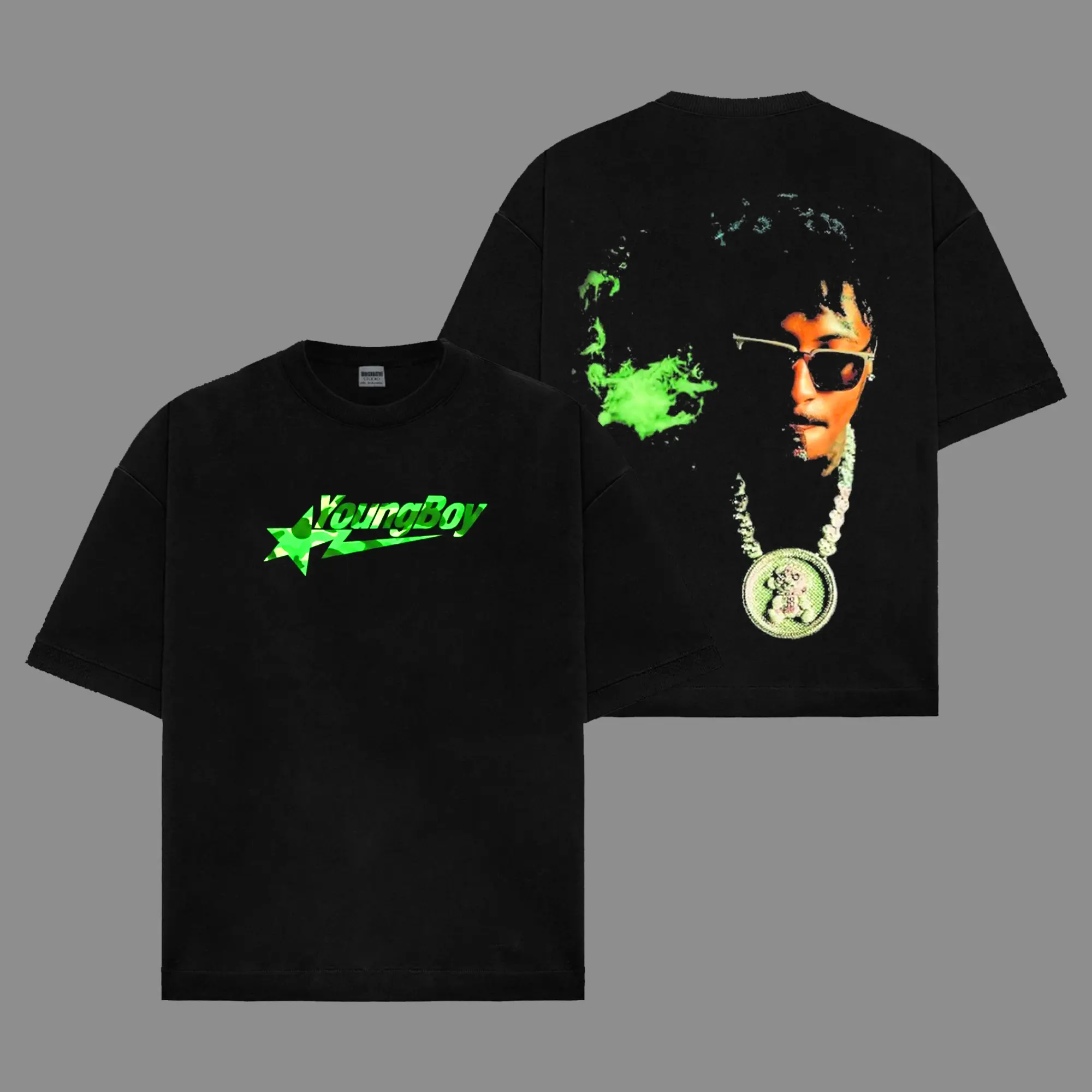 Ver 3 YoungBoy Never Broke Again Slime Cry 2026 Unisex Oversized Premium Cotton T-Shirt, Vintage Music Merch T-Shirt, Music Rap Style, New Album Gift For Fans