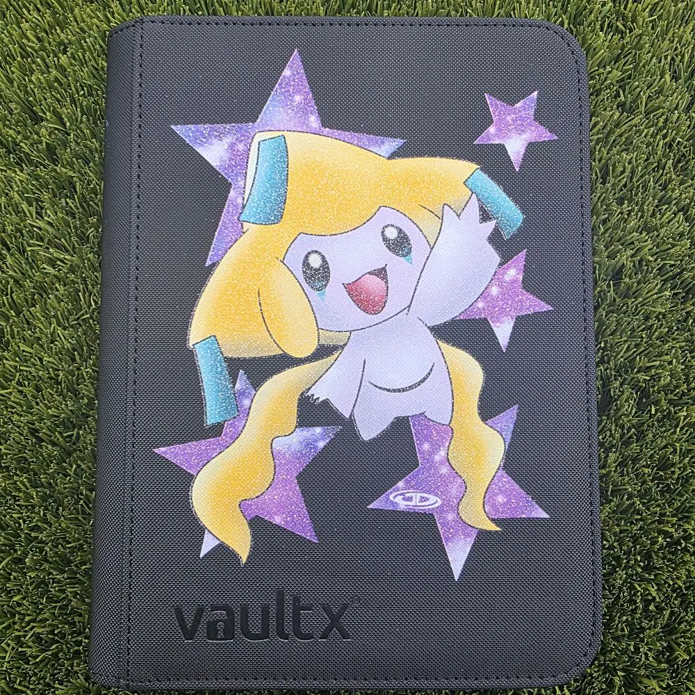 Vault X - Glitter Jirachi Custom Trading Card Binder - Black