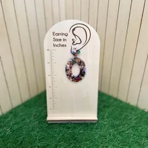 Wooden earring displays
