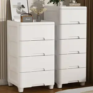 Thickened Storage Cabinet Organizer, Home Snack Box Bedroom Plastic Five-Drawer Chest, Space-Saving Multi-Purpose Storage Solution, Furniture Drawer