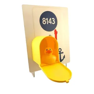New Cruising Duck Mini Mailbox Door Decoration, Cute Duck Design for Home Decor, Perfect Gift Idea for Animal Lovers
