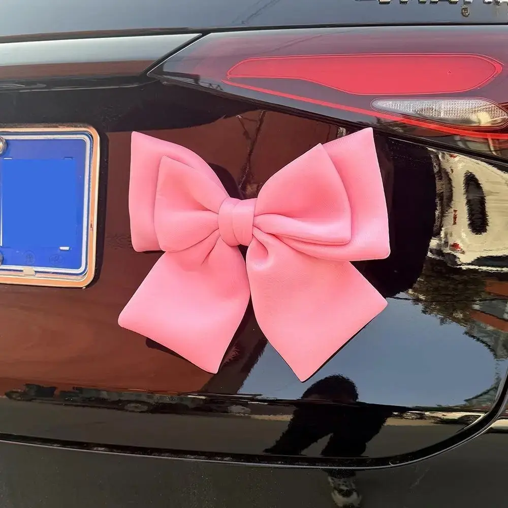 Girly Whimsical Women's Car Bow Ornament - DIY Bag Accessory, SUV/Sedan Rear Trunk & Interior Car Accessories, Accessories For Women, Rear Trunk Decoration
