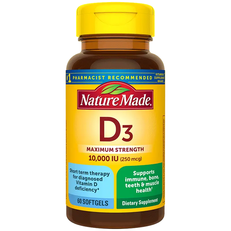 Vitamin D3 Maximum Strength 10,000 IU (250 mcg)